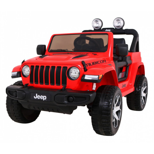 Elektromobilis Jeep Wrangler Rubicon Red