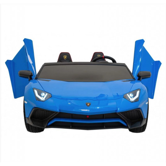  Dvivietis elektromobilis Lamborghini Aventador SV STRONG, mėlynas 