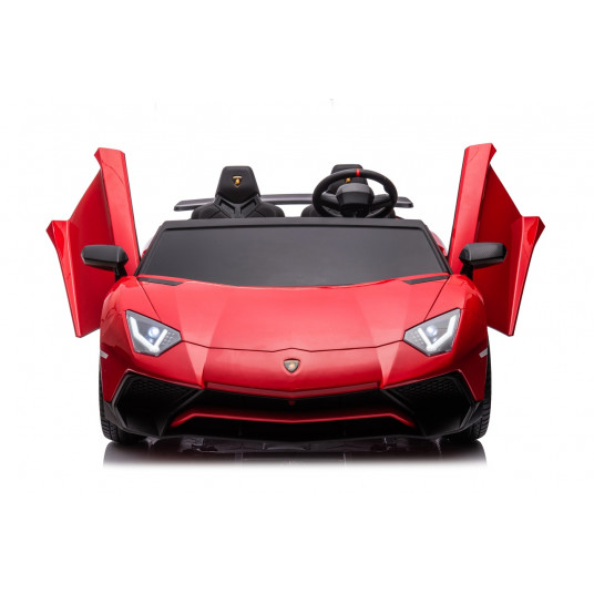  Dvivietis elektromobilis Lamborghini Aventador SV STRONG, raudonas 