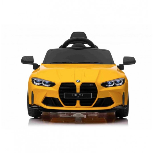 Elektromobilis BMW M4, geltonas