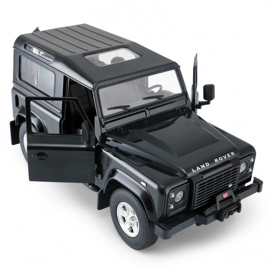  Nuotolinio valdymo automobilis RASTAR Land Rover Defender juodas 