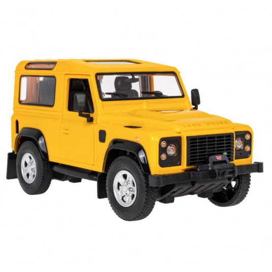  Nuotolinio valdymo automobilis RASTAR Land Rover Defender geltonas 