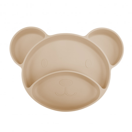 CANPOL BABIES Silikoninė lėkštė su pritvirtinimu BEAR, 51/401_bei