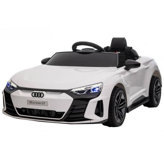 Vienvietis elektromobilis Audi RS E-Tron G, baltas