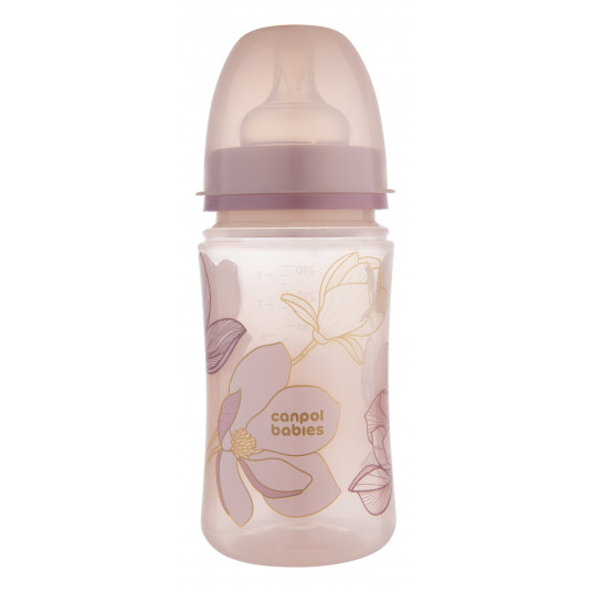 CANPOL BABIES EasyStart Anti-Colic buteliukas 240ml GOLD, 35/240_pin