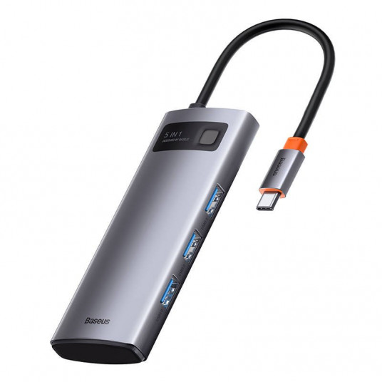  Baseus 5w1 Hub USB-C na 3x USB 3.0 + HDMI + USB-C PD 