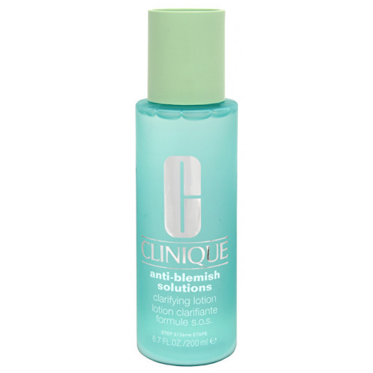  Clinique - Cleaning water to reduce enlarged pores Anti-Blemish Solutions (Clatifying Lotion) 200 ml 