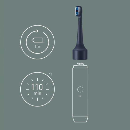  Panasonic ER-6CT01A303 Multishape Replacement electric toothbrush head, 4 pcs, Black Panasonic 
