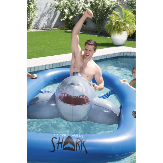 BESTWAY pripučiamas plaustas-ryklys Tidal Wave Shark 3.10m x 2.13m, 41124