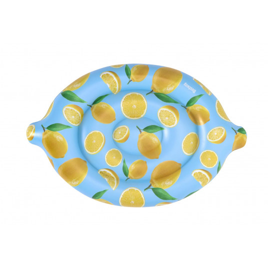 BESTWAY pripučiamas čiužinys Scentsational Lemon, 1.76m x 1.22m, 43392