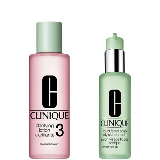  Clinique - CLARIFYING LOTION 3 400ML+ ALL ABOUT CLEAN LIQUID FACIAL SOAP 200ML 