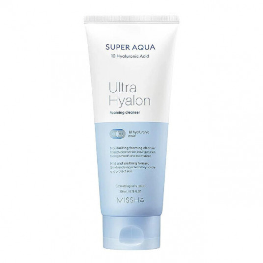  Missha - Super Aqua Ultra Hyalron Foaming Cleanser 200 ml 