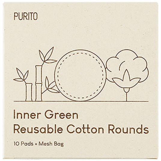  PURITO - PURITO Inner Green Reusable Cotton Rounds 