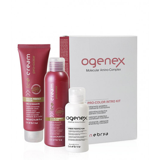  Inebrya - Inebrya Ogenex Pro-Color Intro kit Ogenex 70ml + Color Perfect Sh. 125 ml + Color Perfect 