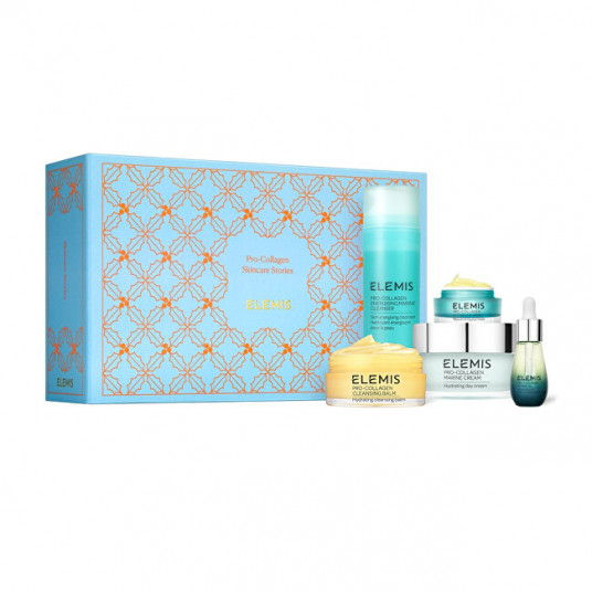  Elemis - ELEMIS_SET Pro-Collagen Skincare Stories Energising Marine Cleanser 150ml + Cleansing Balm 100g + Eye Revive Mask 15ml + Marine Oil 15ml + Marine Cream 100ml + Luxury Cleansing Cloth 