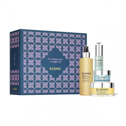  Elemis - ELEMIS_SET Pro-Collagen Stars A Twilight Tale Cleansing Balm 100g + Overnight Matrix 30ml + Soothing Apricot Toner 200ml + Renewal Serum 15ml + Luxury Cleansing Cloth 