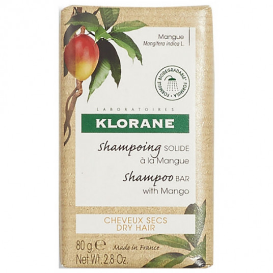  Klorane - Mango Shampoo Bar szampon w cubes for dry hair from mango 80g 