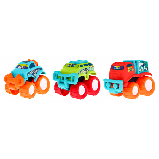 LITTLE MONSTER transporto priemonių rinkinys
