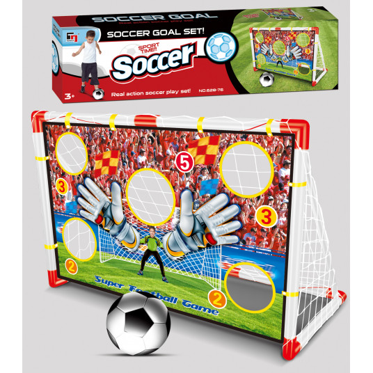 MEGA futbolo vartai su kilimėliu