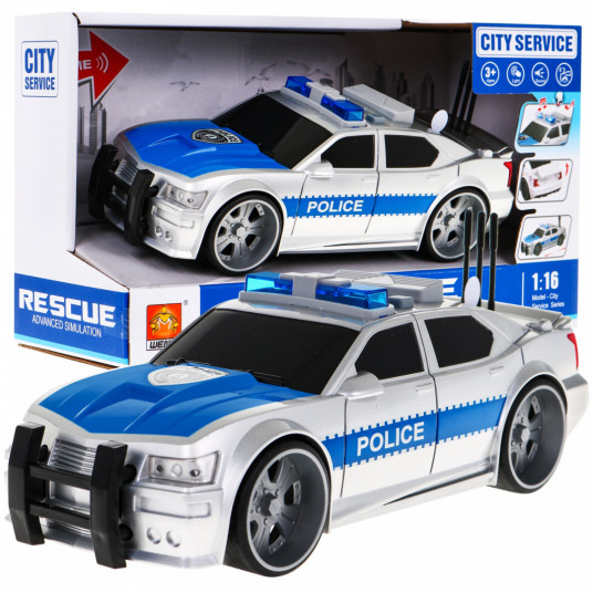Interaktyvus policijos automobilis
