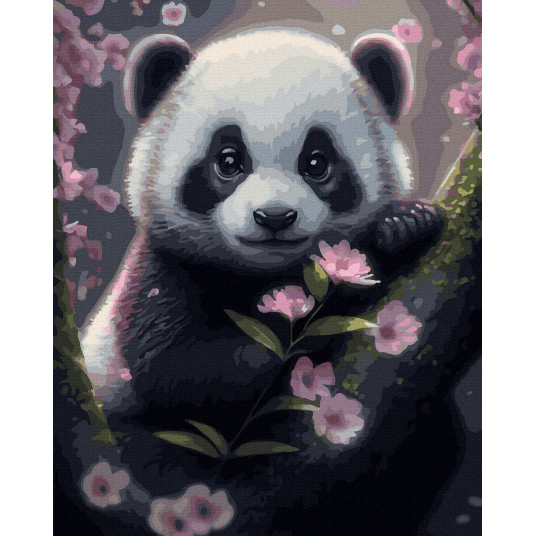 Tapyba pagal skaičius Panda 40x50