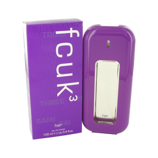  French Connection Fcuk 3 EDT Spray 100 ml for Women 