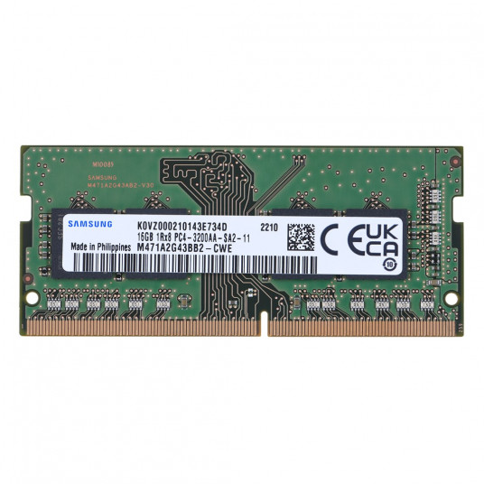  Samsung SO-DIMM 16GB DDR4 1Rx8 3200MHz PC4-25600 M471A2G43BB2-CWE 