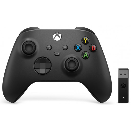 Pultelis Microsoft Xbox Wireless + Wireless Adapter for Windows Carbon Black