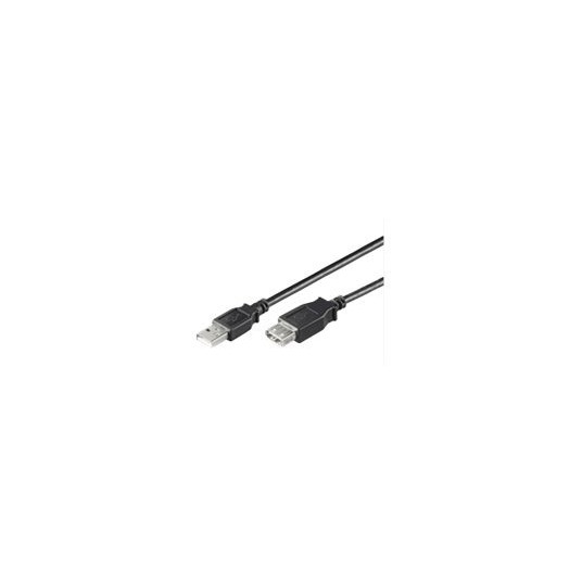  Goobay USB 2.0 Hi-Speed Extension Cable, Black Goobay 