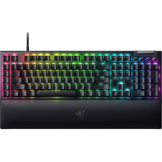  Razer BlackWidow V4 Mechanical Gaming Keyboard, Yellow Switch, US Layout, Wired, Black 