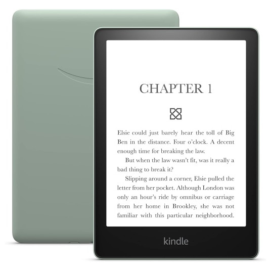  Amazon Kindle Paperwhite Elektroninė skaityklė 6.8'', 16GB, 11th Gen, Agave Green (AMZ-B09TMN58KL) 