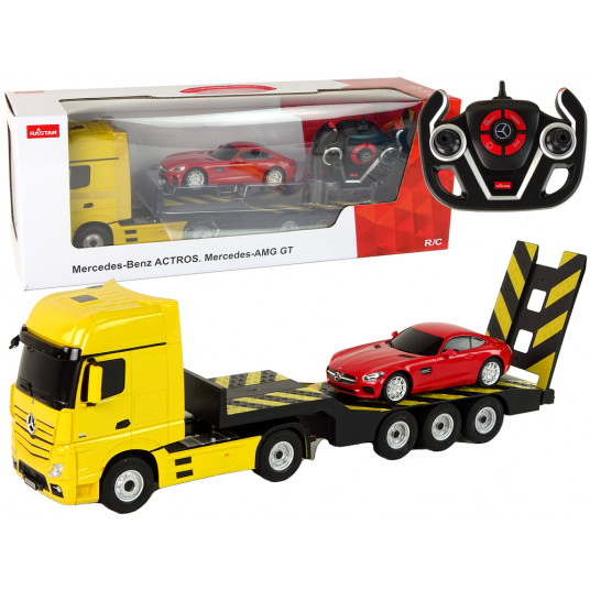 Nuotoliniu būdu valdomas automobilis Mercedes-AMG F1Mercedes-Benz Caravan, 1:26, geltonas