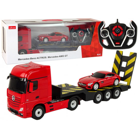 Nuotoliniu būdu valdomas automobilis Mercedes-AMG F1Mercedes-Benz Caravan, 1:26, raudonas