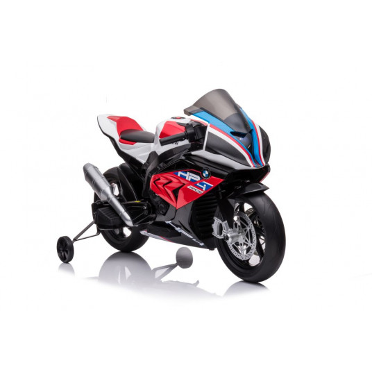 Elektrinis motociklas BMW HP4, raudonas