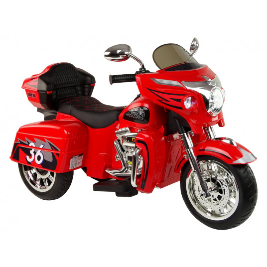  Elektrinis motociklas Goldwing NEL-R1800GS, raudonas 