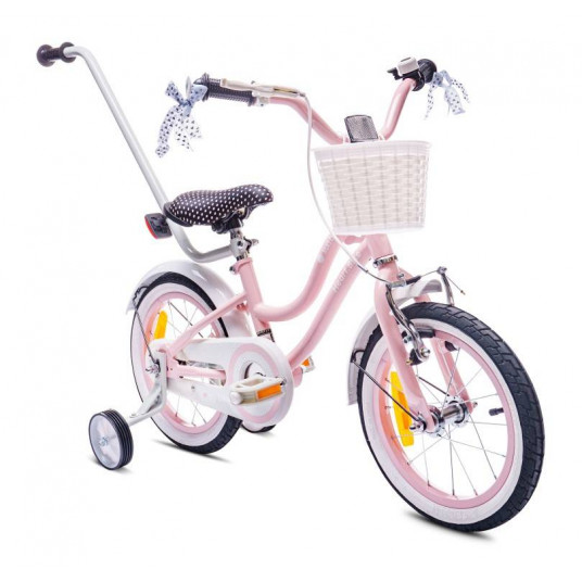 Vaikiškas dviratis Heart, 14 colių, rožinis 