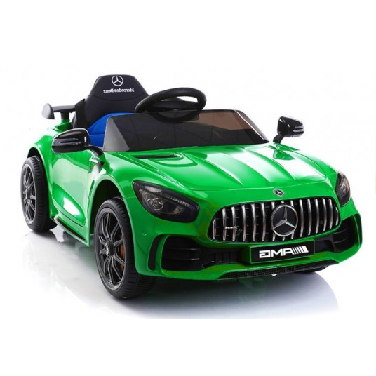 Vienvietis elektromobilis Mercedes GTR, žalias