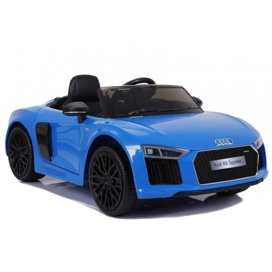 Vienvietis elektromobilis Audi R8, mėlynas
