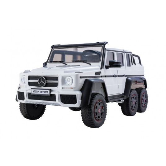  Dvivietis elektrinis visureigis Mercedes G63, baltas 