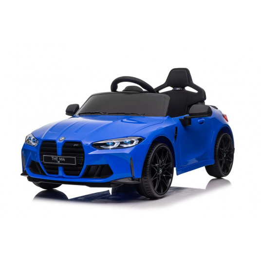 Vienvietis elektromobilis BMW M4, mėlynas