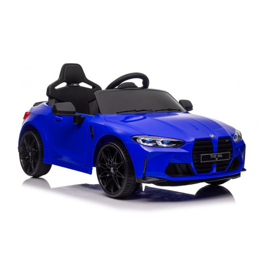 Vienvietis elektromobilis BMW M4, lakuotas mėlynas