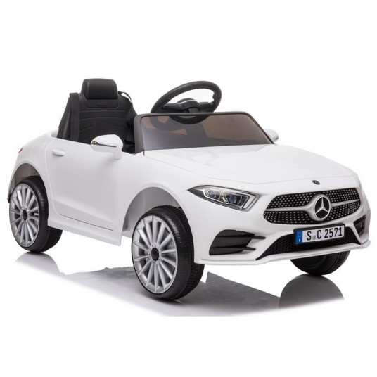 Vaikiškas vienvietis elektromobilis Mercedes CLS 350, baltas
