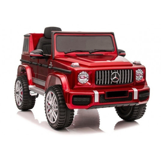 Vaikiškas vienvietis elektromobilis Mercedes G63, raudonas lakuotas