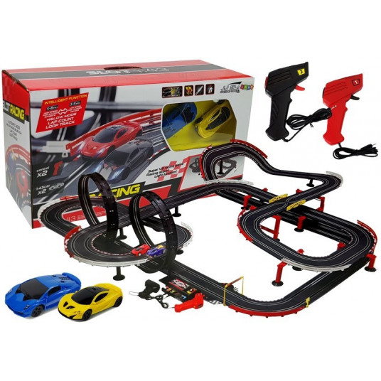 Lenktynių trasa su automobiliais 1:43