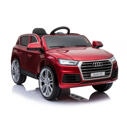  Vaikiškas vienvietis elektromobilis "Audi Q5", lakuotas raudonas 