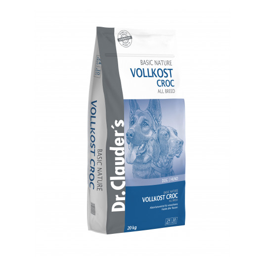 Dr.Clauder’s pašaras šunims basic nature vollkost croc 20kg