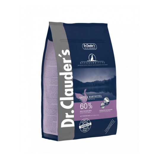  Dr. Clauder's hyposensitive sausas maistas suaugusiems šunims su antiena ir bulvėmis 3.5kg 