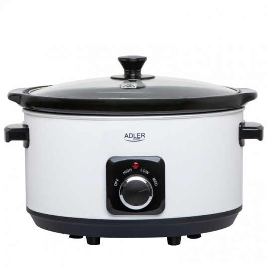  Adler AD 6413r Slow cooker, 5.8L, White Adler 