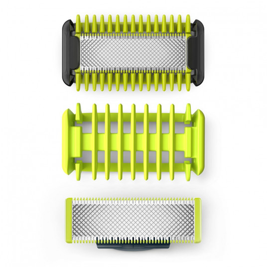  Philips Norelco OneBlade 1 ašmenys veidui, 1 ašmenys kūnui, rinkinys veidui + kūnui 