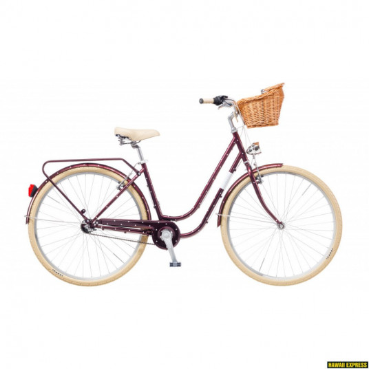  Dviratis 28 CLASSIC ELEGANCE 28 EQ 3sp purple + basket classic 